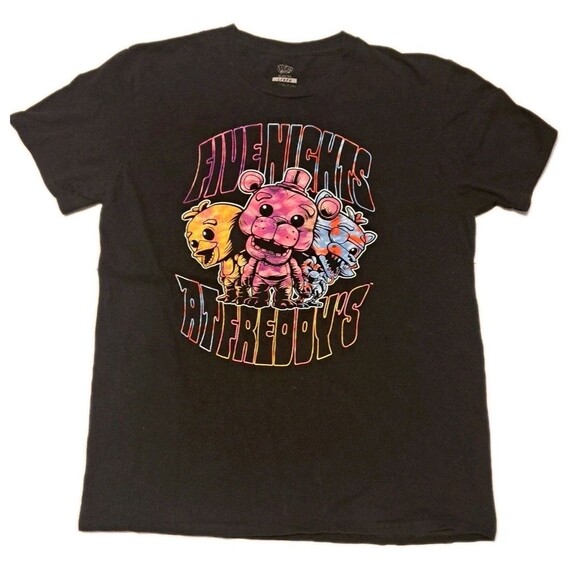 Five Nights at Freddy’s Funko Pop Horror Tie-Dye Men’s Large Tee Shirt Halloween - Picture 1 of 7
